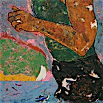 R.B. Kitaj, The sailor (David Ward), 1980, 177 x 84 cm