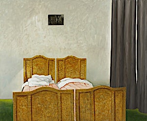 Astrid Nondal, Værelse med grønt gulv, 2007, 135 x 165 cm