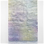 Aurora Passero: Serpentine #2, hand woven, hand dyed nylon, 2016, 252 x 128 cm