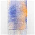 Aurora Passero: Sirens, hand woven, hand dyed nylon, 2023, 188 x 99 cm