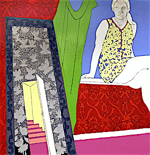 Elin Melberg: Møte, 2005, 183 x 173 cm