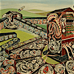  Erró: Swiss factory, 1962, 60 x 100 cm