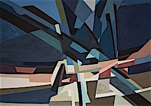 Espen Dietrichson, Arches and distances #11, 2020, 95,5 x 135,5 cm