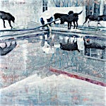 Frank Brunner: the pool #3, 2007, 150 x 175 cm