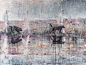 Frank Brunner, walking, 2006, 150 x 200 cm