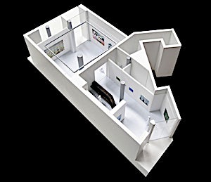 Galleri Haaken: Modell utformet av Superunion Architects, 2012