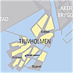 Galleri Haaken: Kart Tjuvholmen, 0000