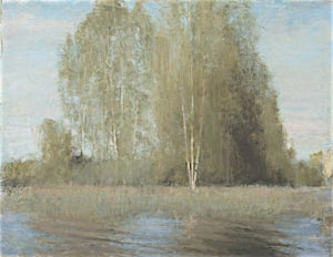 Halvard Haugerud, Lundebyvannet, 2011, 55 x 71 cm