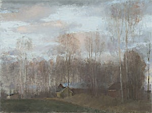 Halvard Haugerud, Kveld, 2011, 33 x 45 cm