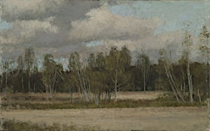 Halvard Haugerud, Et kjært landskap, 2018, 28 x 45 cm