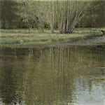 Halvard Haugerud: Forår, 2022, 32 x 39 cm