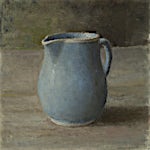 Halvard Haugerud: Blå mugge, 2022, 27 x 25 cm