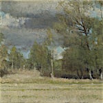 Halvard Haugerud: Inn i skogen, 2021, 23 x 31 cm