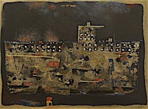 Halvdan Ljsne, Skipet, 1996, 95 x 130 cm