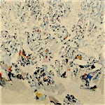 Halvdan Ljøsne: Første snefall, 1967, 87 x 116 cm