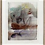 Henrik Placht: Tourrettes sur Loup 1, akvarell, 2022, 37,8 x 28,5 cm