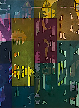 Henrik Placht, Tech noir II, 2009, 150 x 130 cm
