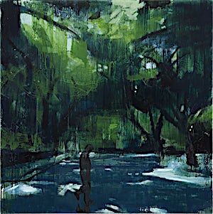 Kenneth Blom, Park I, 2012, 120 x 120 cm