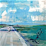 Kenneth Blom: Run, 2017, 170 x 190 cm