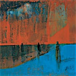 Kenneth Blom: FALLER HAN, 2003, 100 x 120 cm
