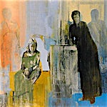 Kenneth Blom: De som ble tilbake, 2000, 200 x 215 cm