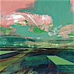 Kenneth Blom: Pink sky, 2006, 170 x 180 cm