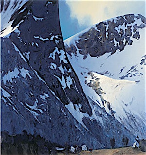 Magne Austad, tempera/akryl/olje, 2002, 145 x 135 cm