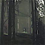 Marius Engstrøm: In the deep brown black of the trees, 2011, 116 x 89 cm
