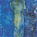 Nico Widerberg: Figur i blått, 2000, 180 x 100 cm