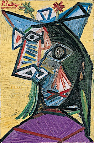 Pablo Picasso: Tête de femme (Dora Maar), 1939, 41 x 27 cm