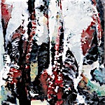 Philippe Cognée: Carcasses, 2003, 70 x 47 cm