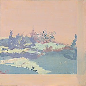 Tone Indrebø, Bortenfor I, 2016, 50 x 50 cm