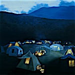 Vibeke Bärbel Slyngstad: Snug in the New Hampshire's hills, 2001, 110 x 140 cm
