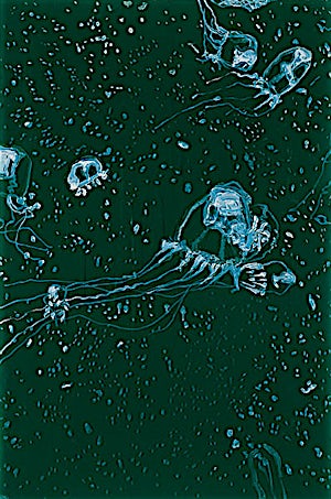 Vibeke Bärbel Slyngstad: Passasje IV, 2000, 60 x 40 cm